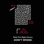 Clever-and-Creative-Antismoking-ads-lung-cancer-maze